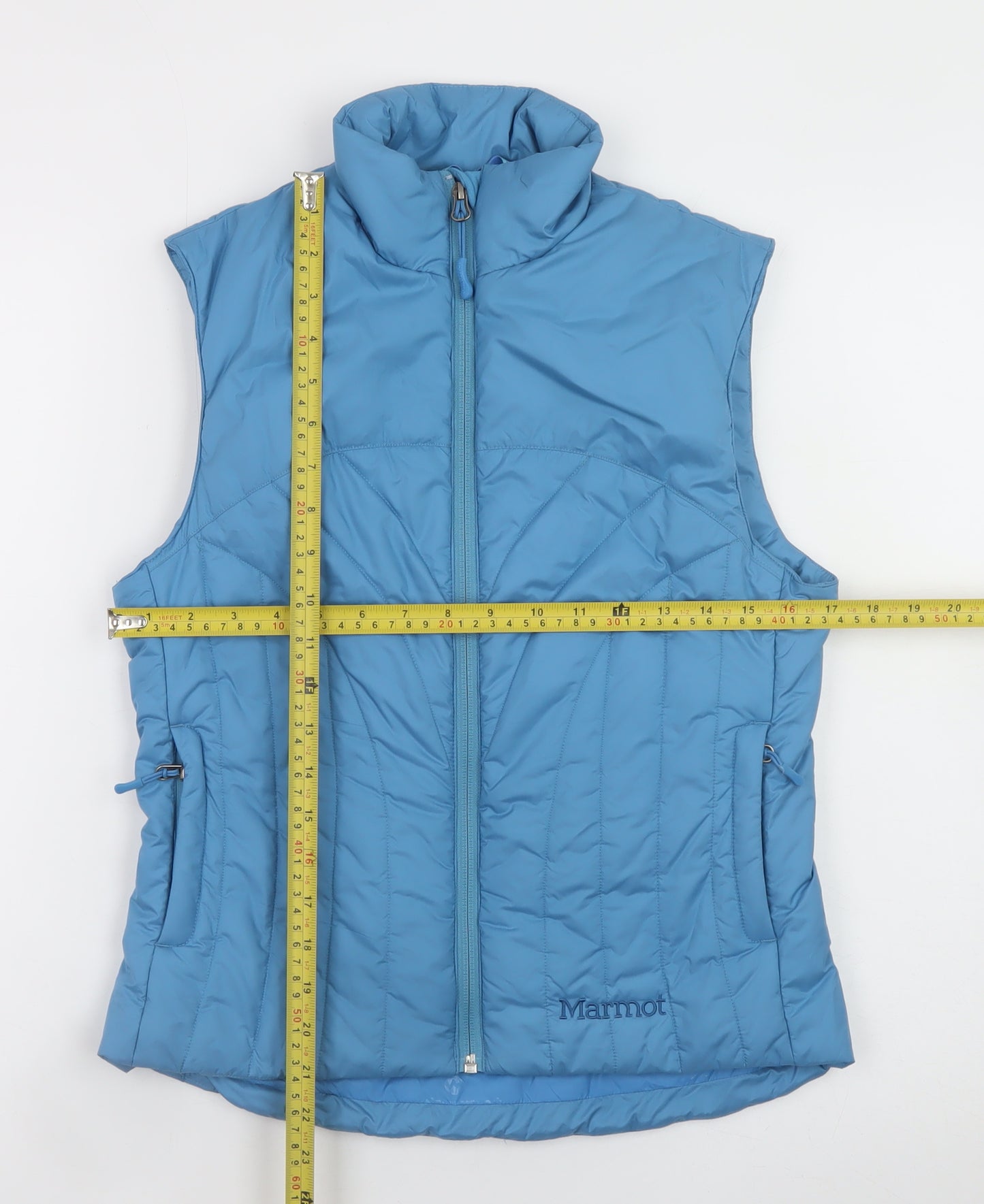 Marmot Women's Blue XS Quilted Puffer Waistcoat Gilet