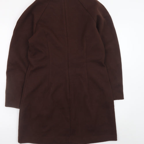 Marks and Spencer Women’s Brown Shift Dress Size 14 Long Sleeve