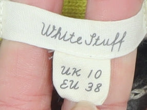 White Stuff Women's Multicoloured Wool Knit Jumper UK 10