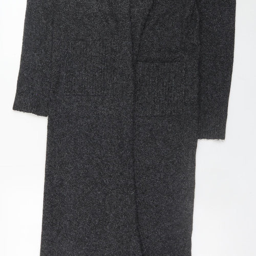 Vero Moda Women's Grey Long Knit Cardigan Size M