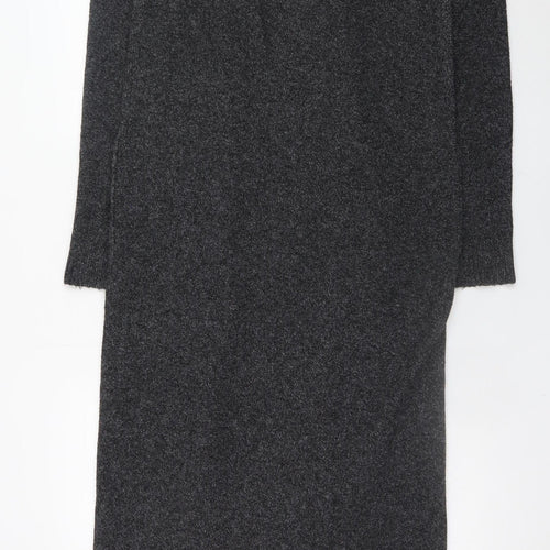 Vero Moda Women's Grey Long Knit Cardigan Size M