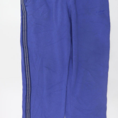Cotton Traders Men's Blue Sweatpants Small Relaxed Fit Joggers