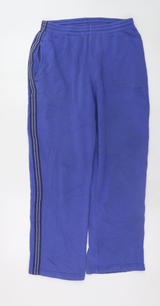 Cotton Traders Men's Blue Sweatpants Small Relaxed Fit Joggers