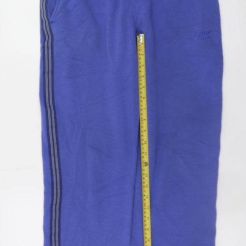 Cotton Traders Men's Blue Sweatpants Small Relaxed Fit Joggers