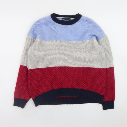 Marks and Spencer Women’s Multicoloured Knit Pullover Jumper M