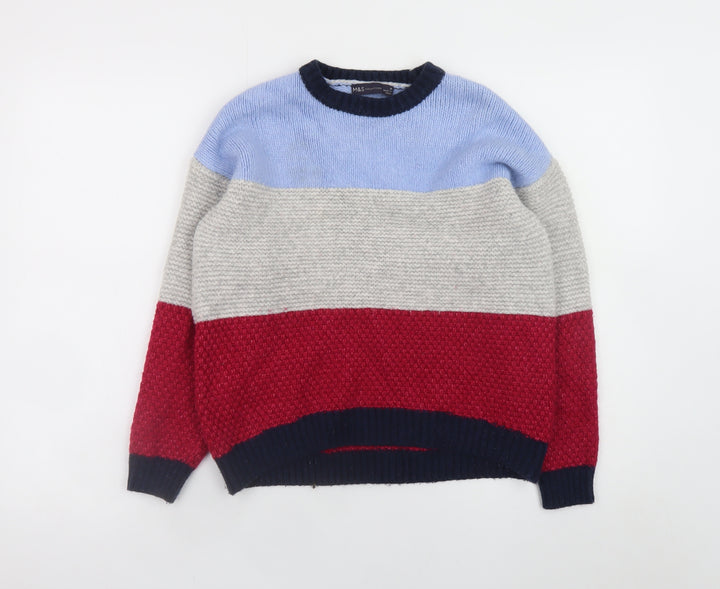 Marks and Spencer Women’s Multicoloured Knit Pullover Jumper M
