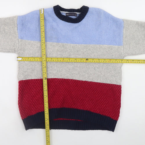 Marks and Spencer Women’s Multicoloured Knit Pullover Jumper M