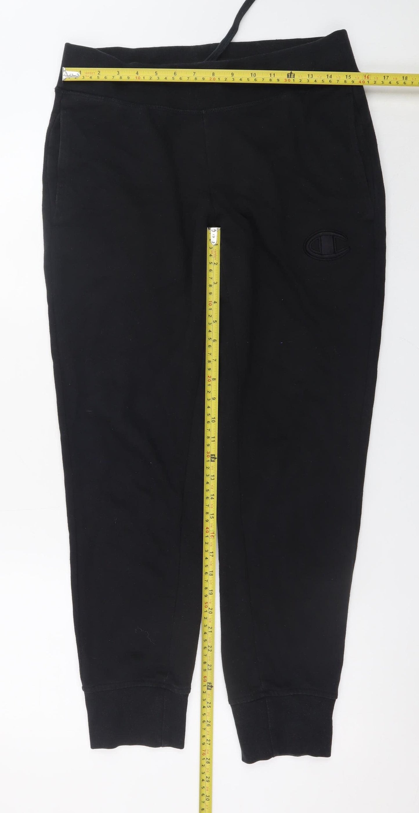Champion Men's Black Jogger Trousers S Comfortable Sportswear