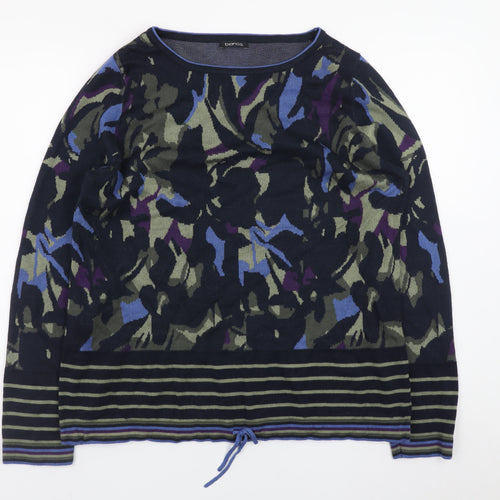 Bianca Women’s Multicoloured Camouflage Knit Jumper Size 14