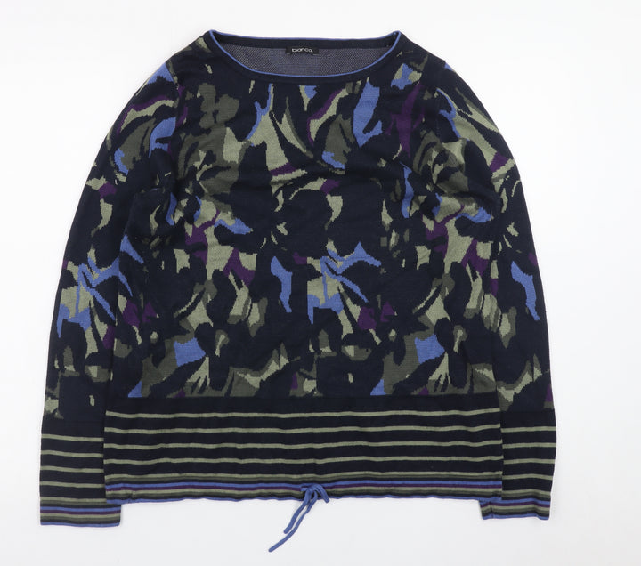 Bianca Women’s Multicoloured Camouflage Knit Jumper Size 14
