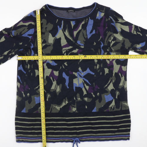 Bianca Women’s Multicoloured Camouflage Knit Jumper Size 14