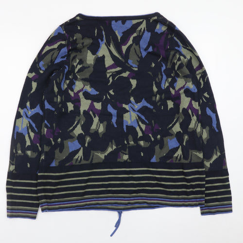 Bianca Women’s Multicoloured Camouflage Knit Jumper Size 14