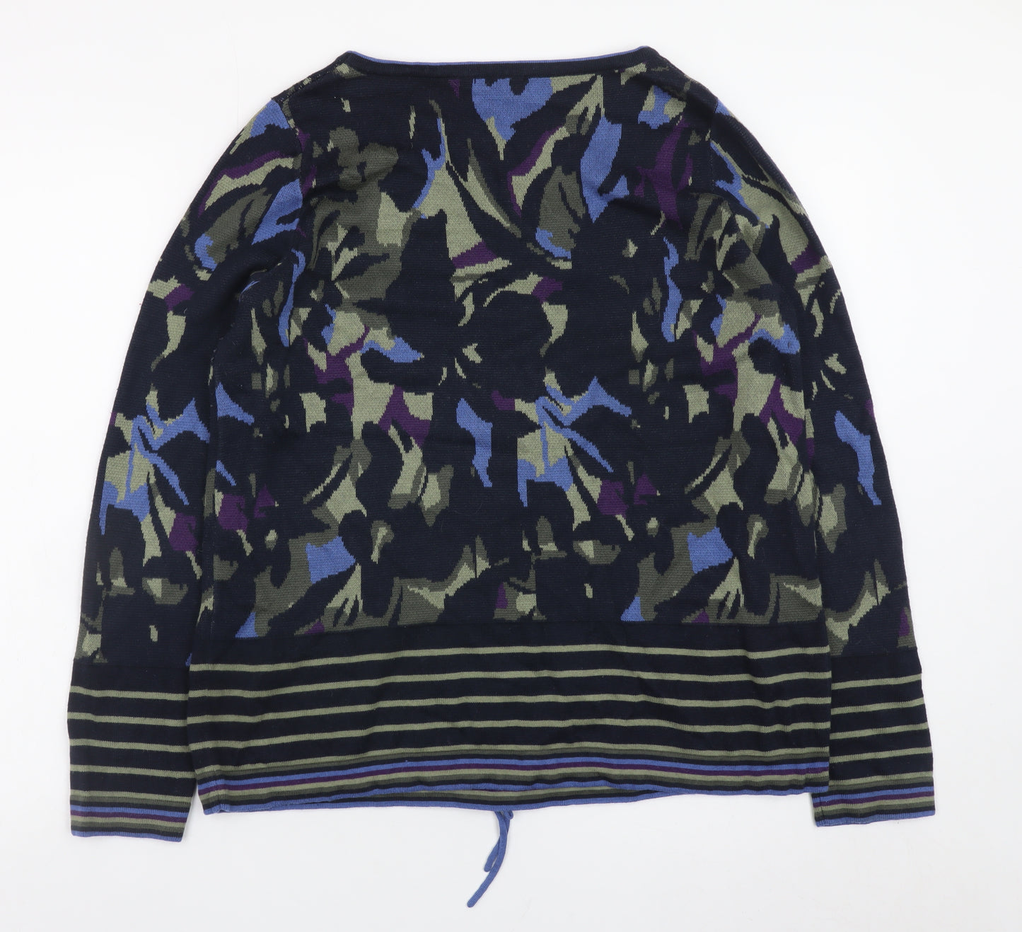 Bianca Women’s Multicoloured Camouflage Knit Jumper Size 14