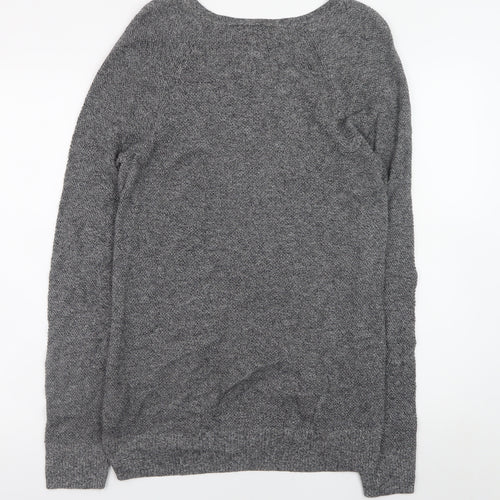 GAP Men's Grey V-Neck Knit Pullover Jumper Size M