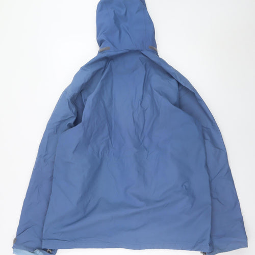 Berghaus Women Blue Waterproof Hooded Anorak Jacket Size 18