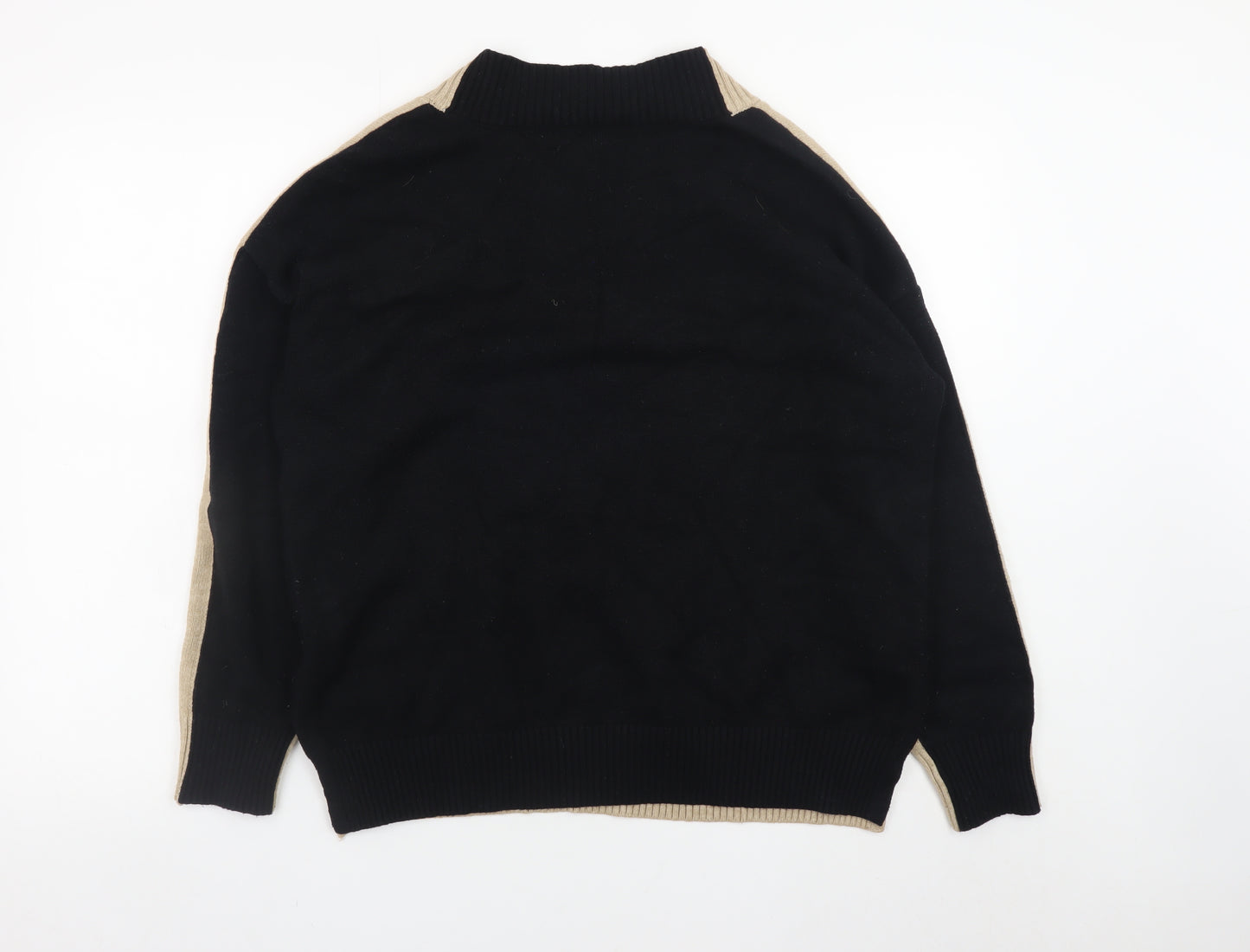 Next Women’s Beige V-Neck Pullover Jumper Size 14