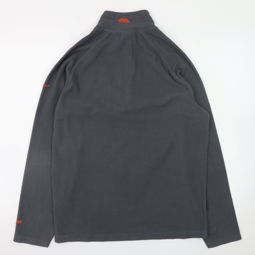Trespass Men's Grey Fleece 1/4 Zip Pullover Sweatshirt Size M
