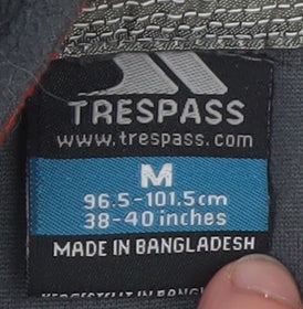 Trespass Men's Grey Fleece 1/4 Zip Pullover Sweatshirt Size M