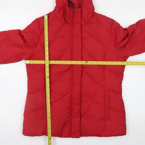 Tommy Hilfiger Men’s Red Puffer Jacket M Winter Nylon Down
