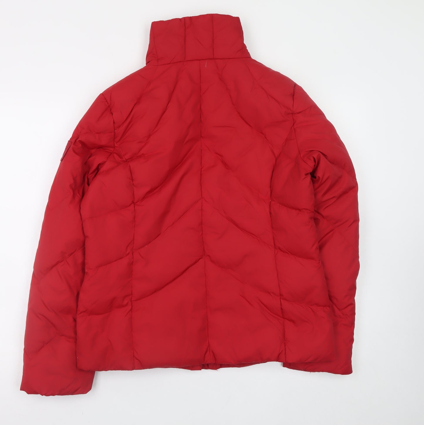 Tommy Hilfiger Men’s Red Puffer Jacket M Winter Nylon Down