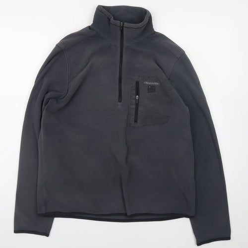 Craghoppers Men's Grey Fleece Pullover Sweatshirt S Outdoor Hiking