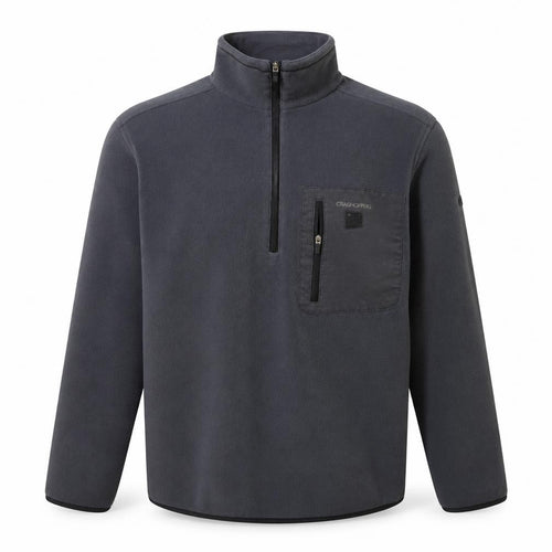 Craghoppers Men's Grey Fleece Pullover Sweatshirt S Outdoor Hiking
