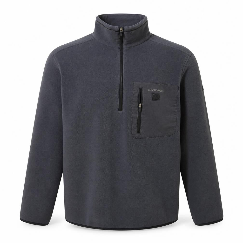 Craghoppers Men's Grey Fleece Pullover Sweatshirt S Outdoor Hiking