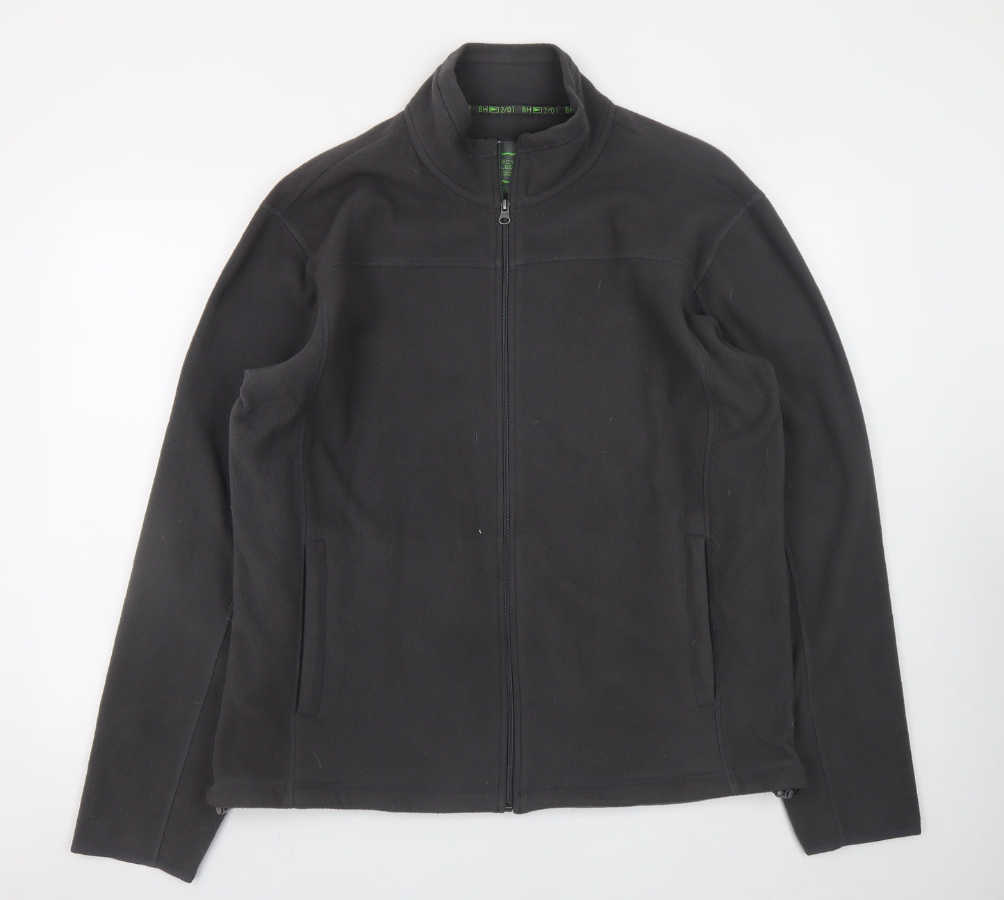 Marks and Spencer Men's Grey Fleece Full Zip Jacket Size L