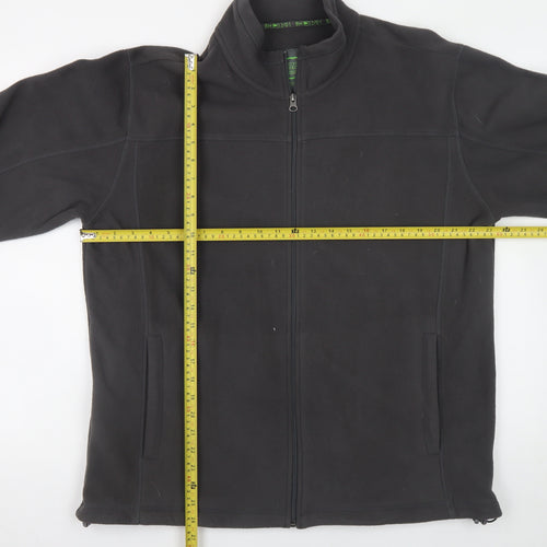 Marks and Spencer Men's Grey Fleece Full Zip Jacket Size L