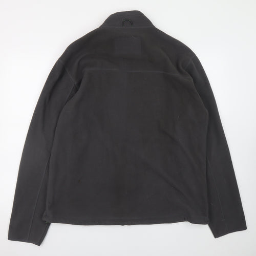 Marks and Spencer Men's Grey Fleece Full Zip Jacket Size L