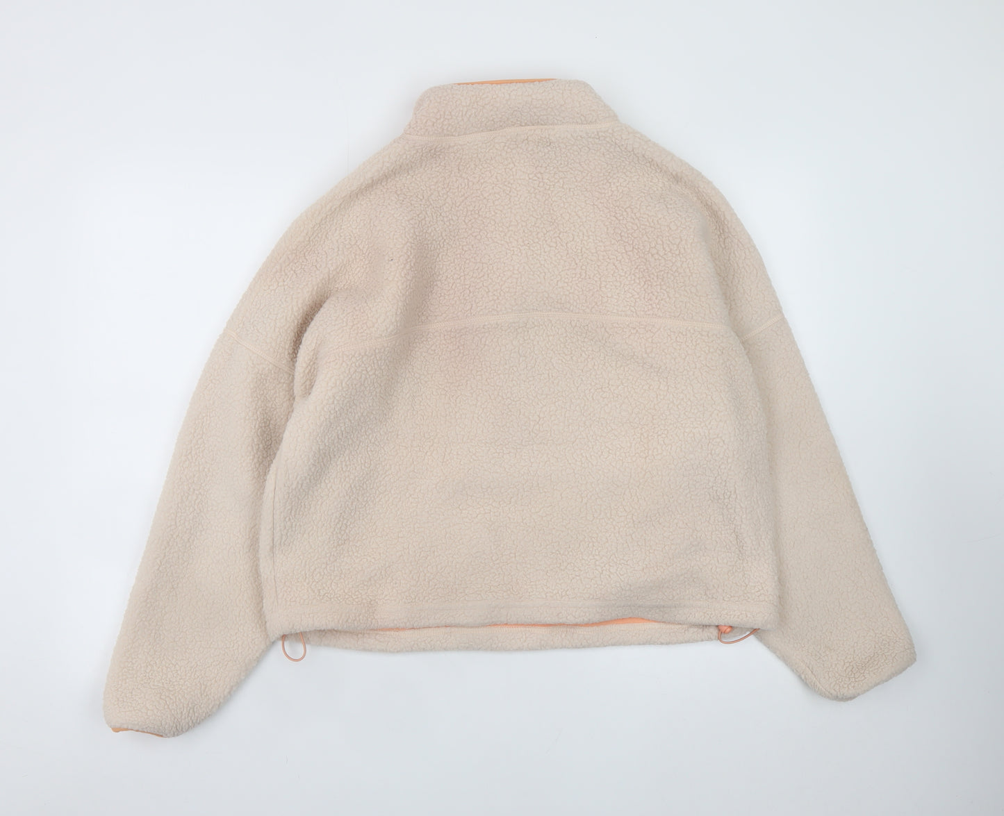 Dunnes Stores Women’s Beige Fleece Half Zip Jacket Size 14