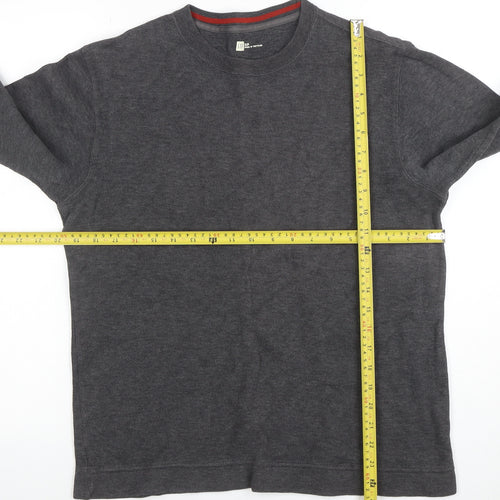 GAP Men's Grey Small Pullover Cotton Long Sleeve Sweatshirt