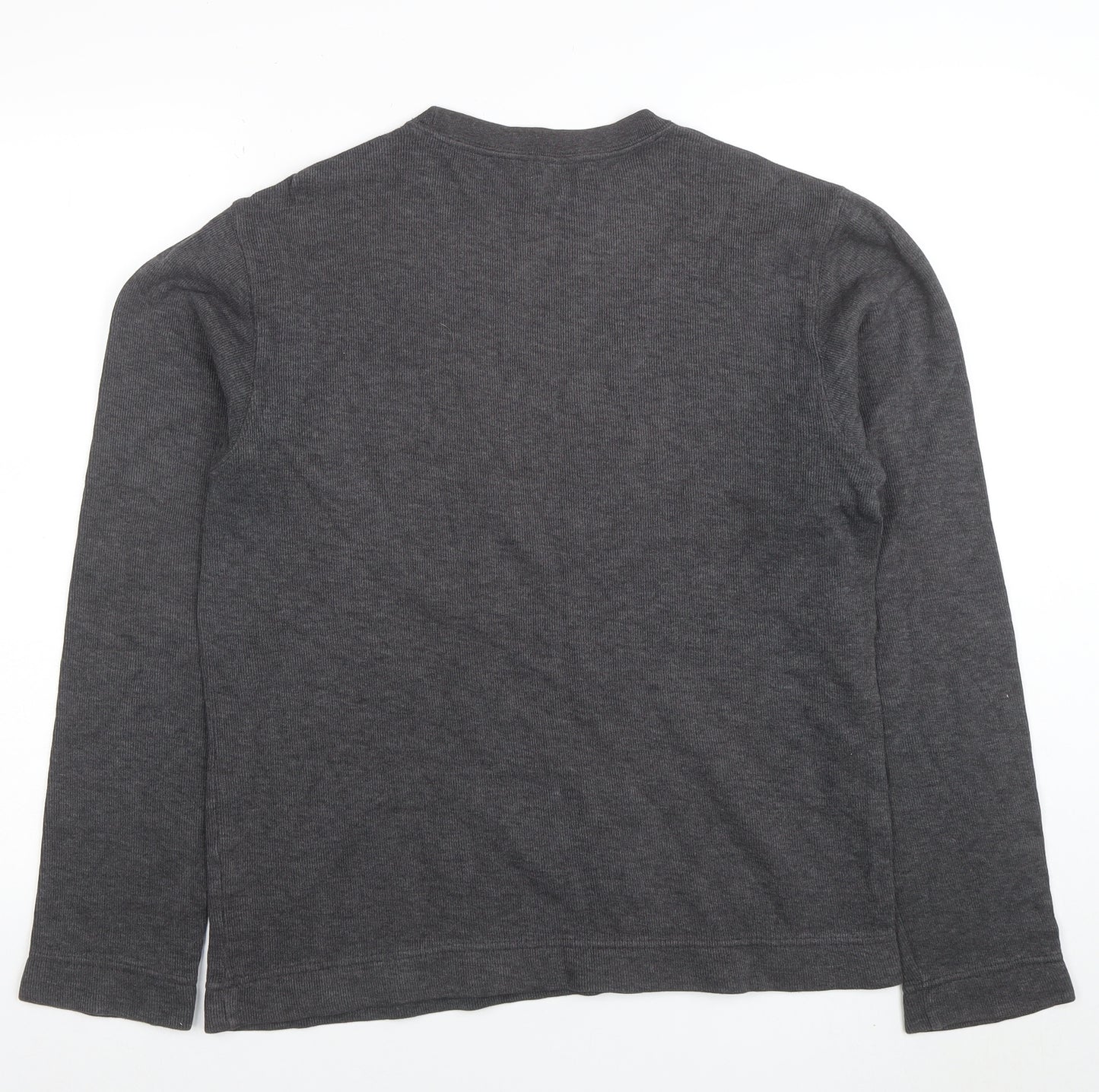 GAP Men's Grey Small Pullover Cotton Long Sleeve Sweatshirt