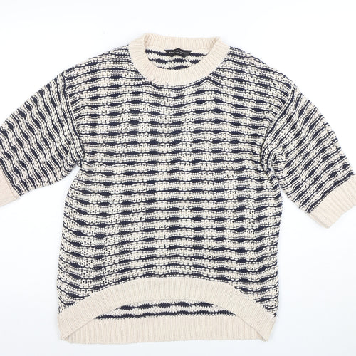 Dorothy Perkins Womens Multicoloured Size 10 Chunky Knit Jumper
