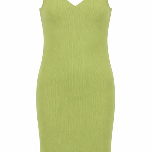 Pretty Lavish Women’s Green Sleeveless Bodycon Midi Dress L