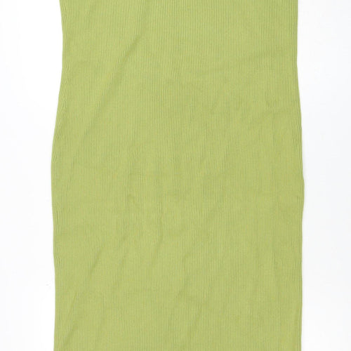 Pretty Lavish Women’s Green Sleeveless Bodycon Midi Dress L