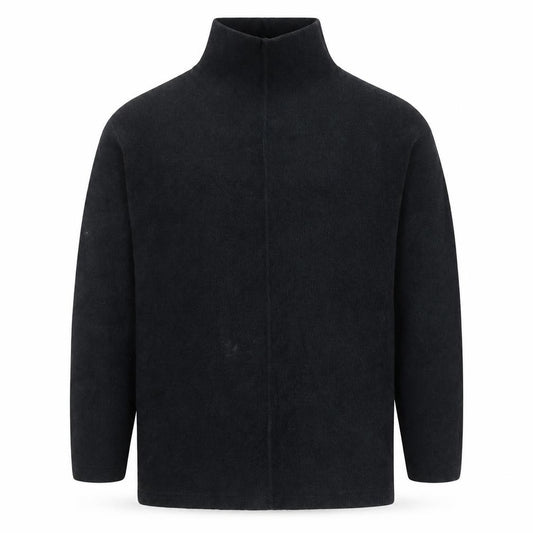 Front view of DKNY Jeans Men’s Black High Neck Cotton jumper S