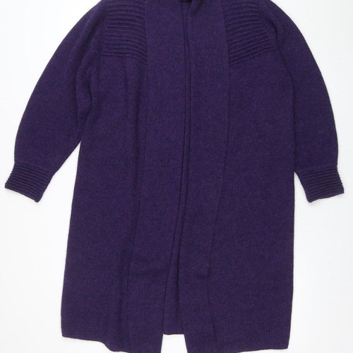 Concepts of Peru Women’s Purple Alpaca Knit Cardigan Size S