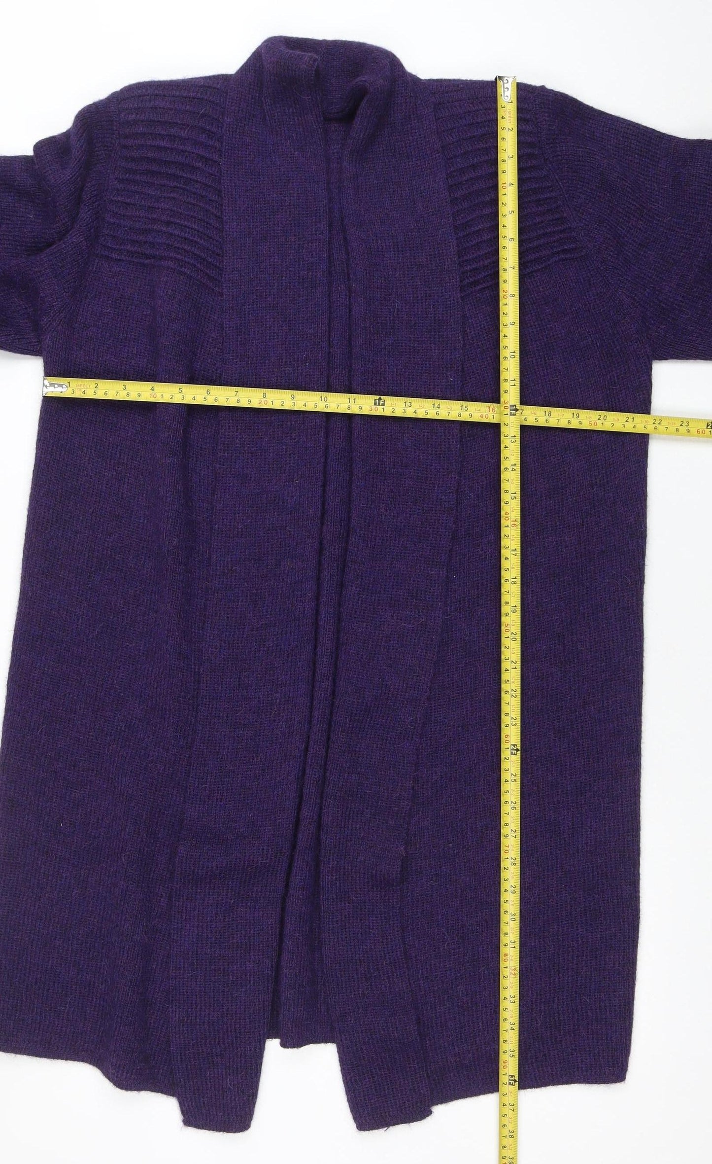Concepts of Peru Women’s Purple Alpaca Knit Cardigan Size S