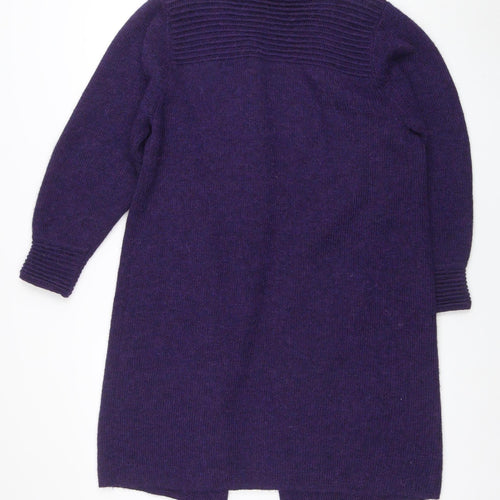 Concepts of Peru Women’s Purple Alpaca Knit Cardigan Size S
