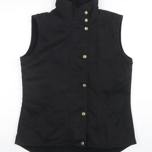 GiiNiiX Women's Black Waistcoat Bodywarmer Size S Outdoor Casual