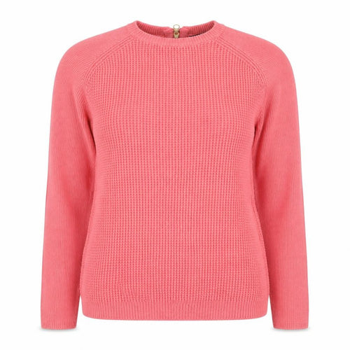 Dorothy Perkins Women's Pink Cotton Crew Neck Jumper Size 12