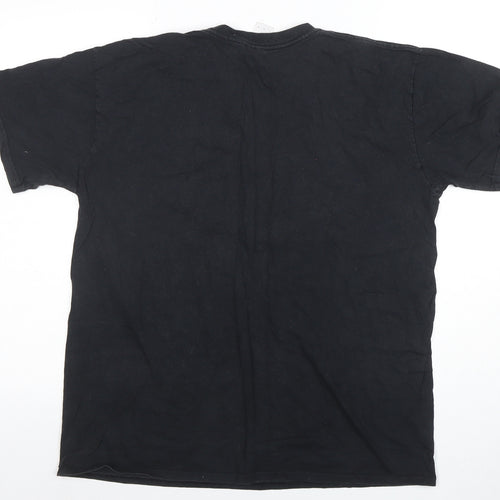 Gildan Men's Black House Stark Game of Thrones Cotton T-Shirt Size L