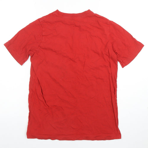 Nike Boys Red XL Sports Logo Cotton Short Sleeve T-Shirt