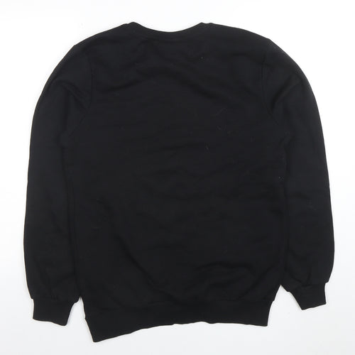 Disney Men's Black Mickey Mouse Graphic Pullover Sweatshirt Size S