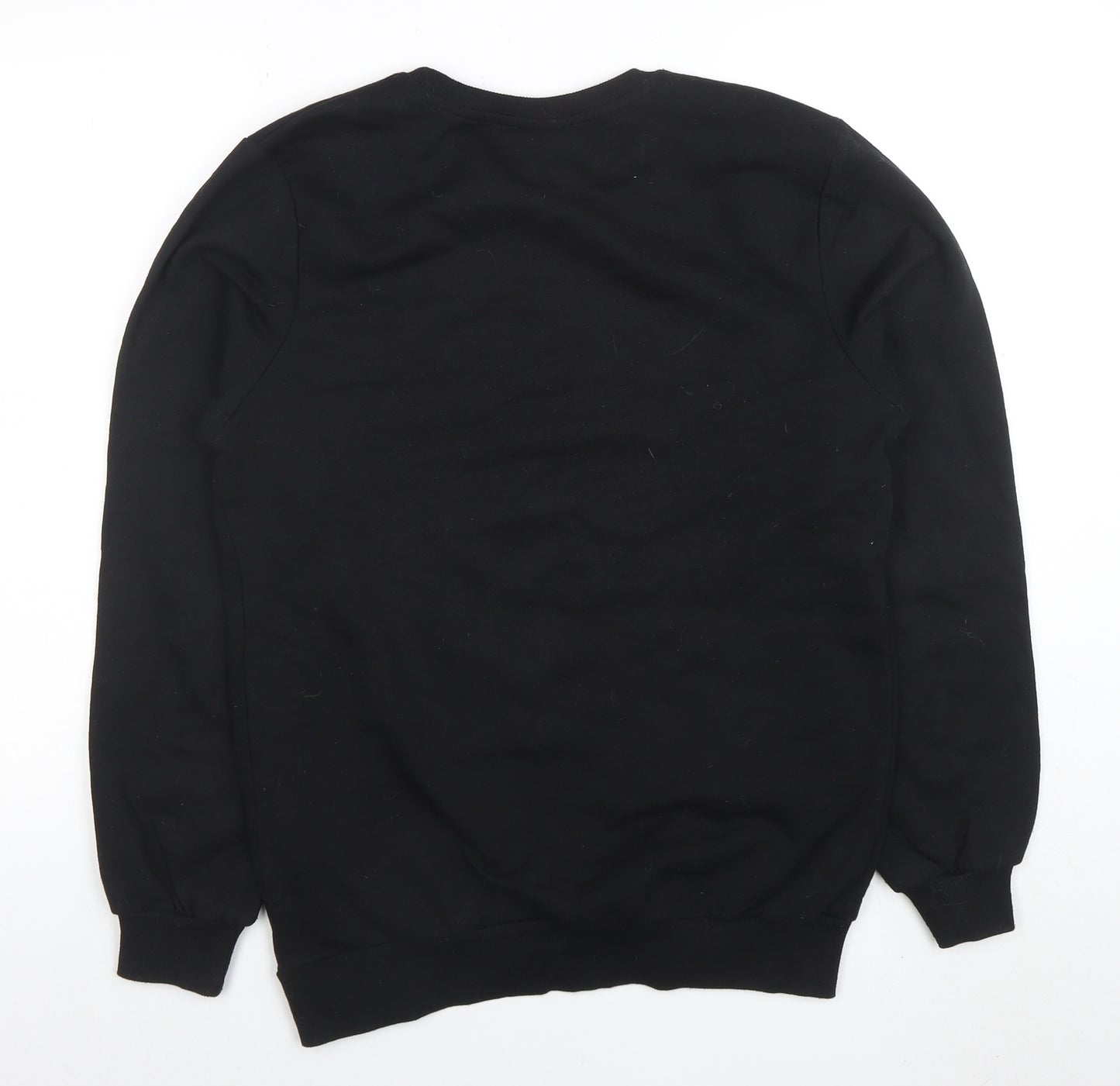 Disney Men's Black Mickey Mouse Graphic Pullover Sweatshirt Size S