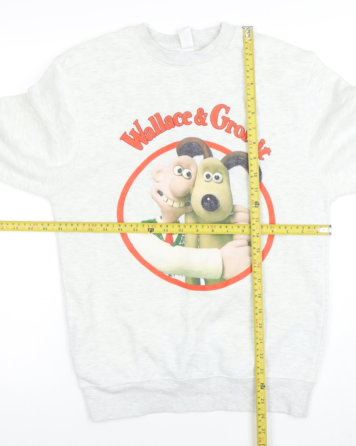 Lane Seven Womens Grey Wallace & Gromit Pullover Sweatshirt S