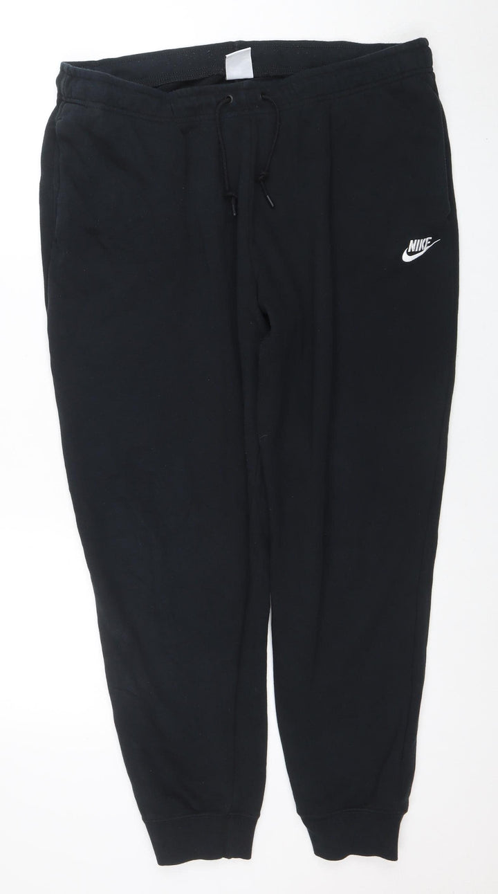 Nike Men's Black XL Jogger Fleece Sweatpants Tapered Fit