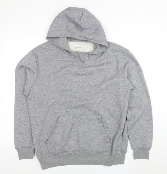 Cedarwood State Men's Grey Pullover Hoodie L Fleece Lined