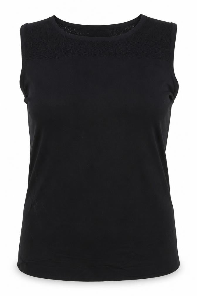 Knit & Love Womens Black XL Sleeveless Knit Tank Top